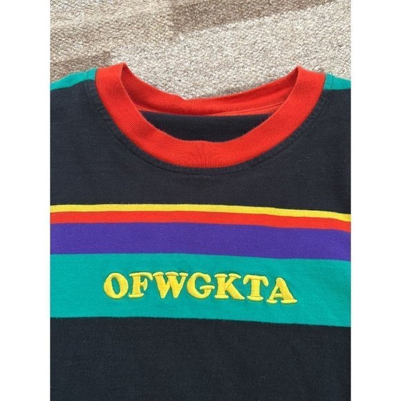 Donate 23. Odd Future Stripped Long Sleeve Shirt small htf - Picture 3 of 6